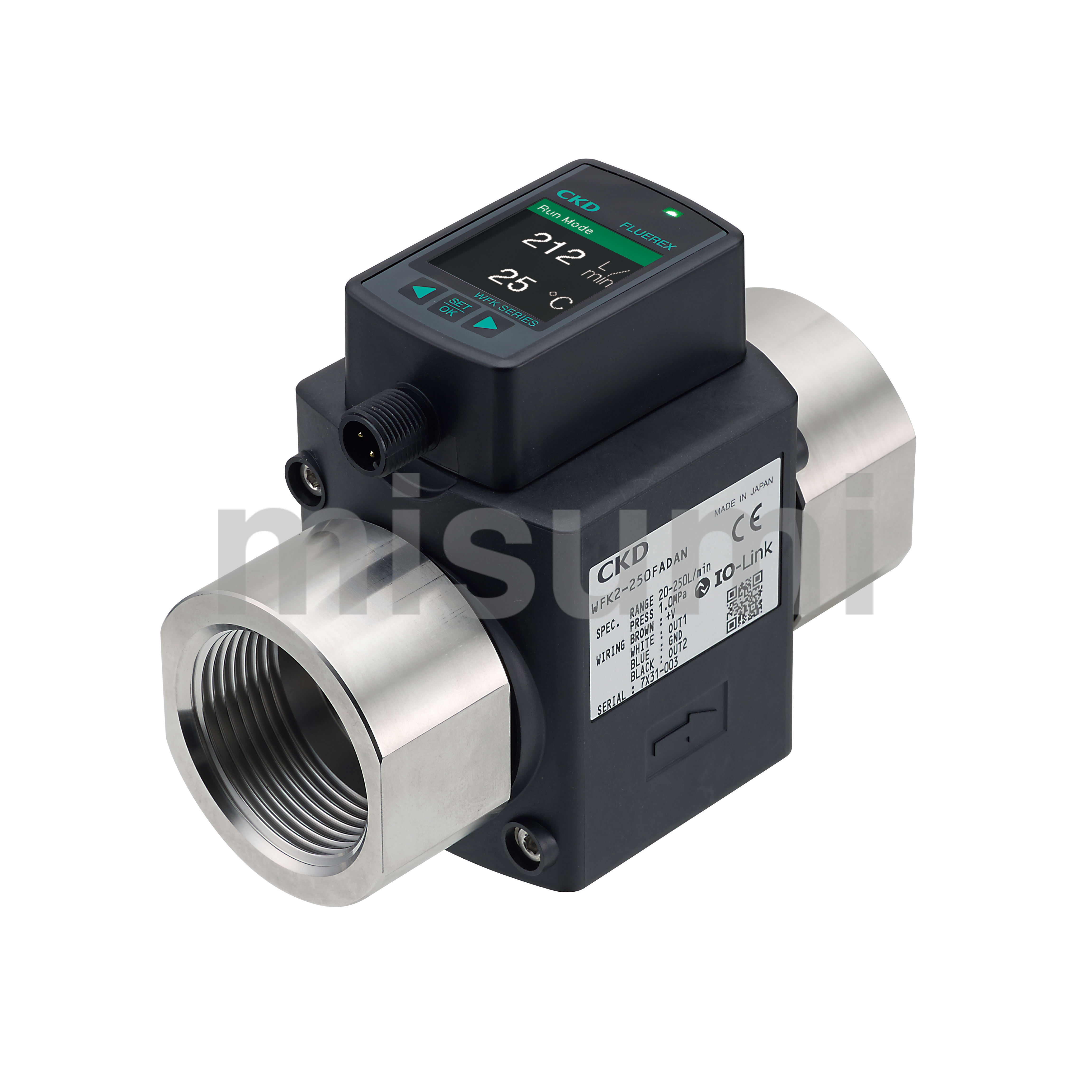 CKD フルーレックス水用流量センサ WFK5027-20N-B-