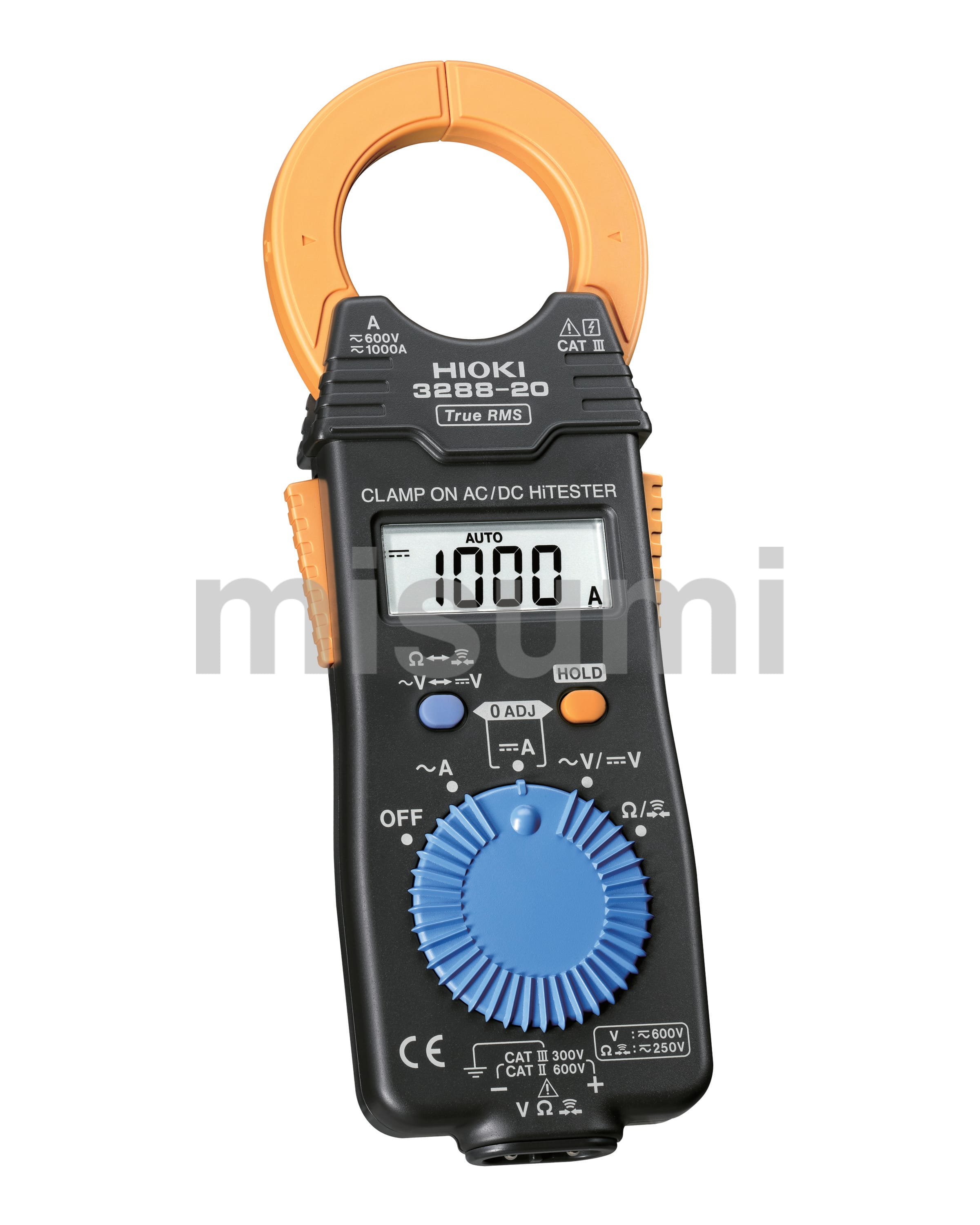 大口径デジタル クランプリーカ MCL-800DXR マルチ計測器 ミスミ 206-3061