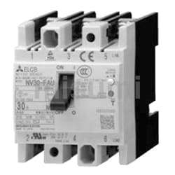 NV30-FA 2P 5A 100-200V 15MA | 制御盤用遮断器 FAシリーズ（漏電遮断