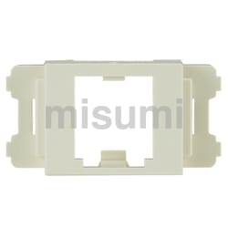 JISプレート用アダプタ（シャッターなし） | パンドウイット | MISUMI