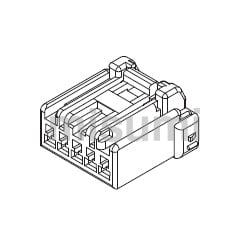 2.50mm ピッチ　中継用コネクター　リセプタクルハウジング（500592）