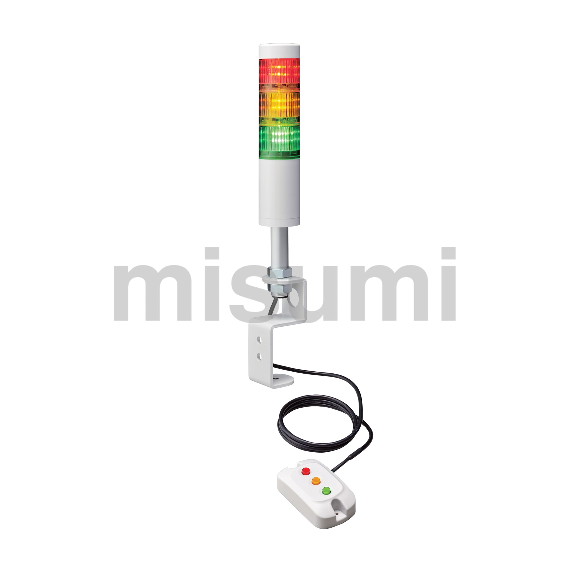LKEH-302FA-RGB LED積層信号灯付き電子音報知器 LKEH パトライト MISUMI(ミスミ)