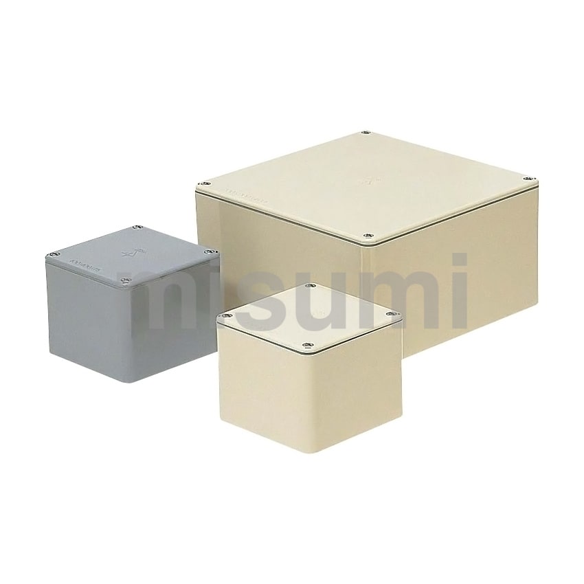 型番 防水プールボックス（平蓋） 正方形（ノック無） 未来工業 MISUMI(ミスミ)