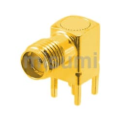 SMA 同軸コネクタ Molex, ジャック, ライトアングル, コンタクト：金めっき