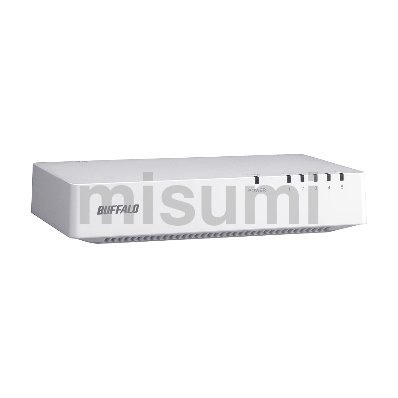 10/100Mbps対応 スイッチングHub 5ポート プラスチック筐体 電源内蔵