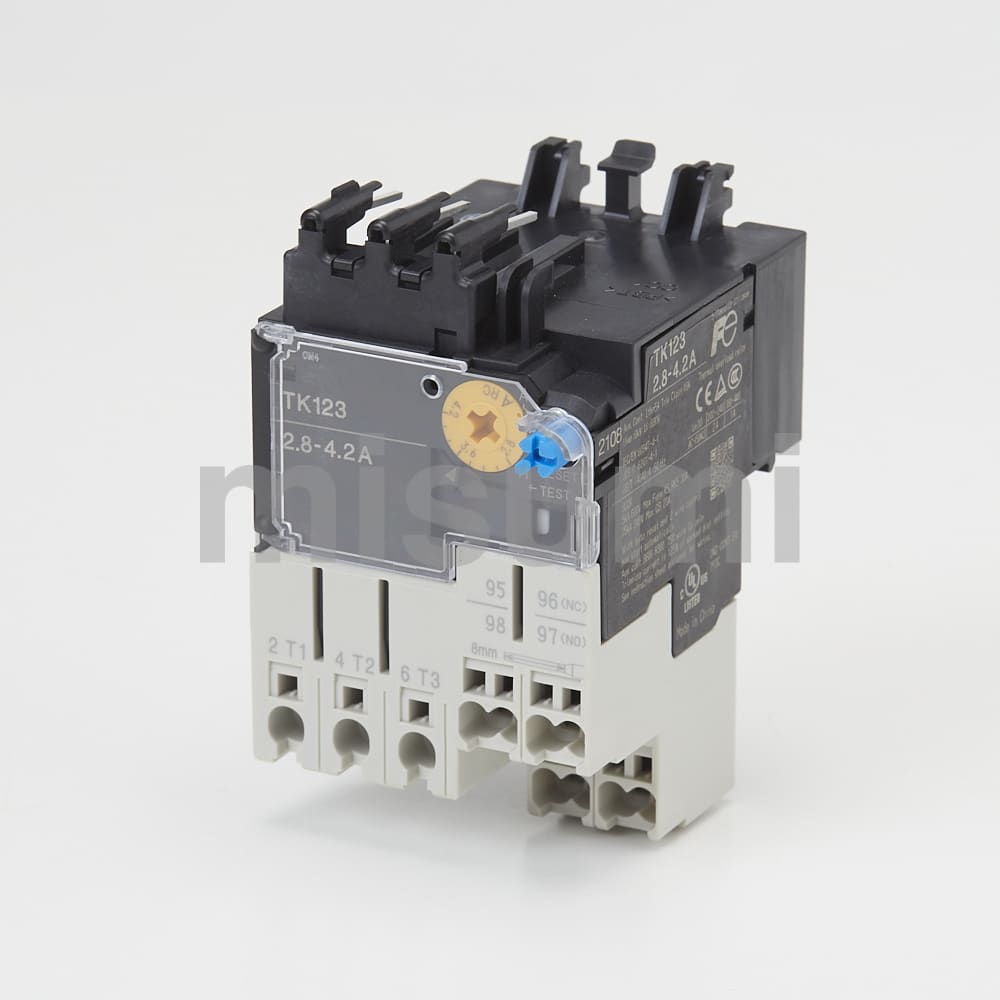 サーマルリレー SKシリーズ TK123 F-QuiQ スプリング端子タイプ