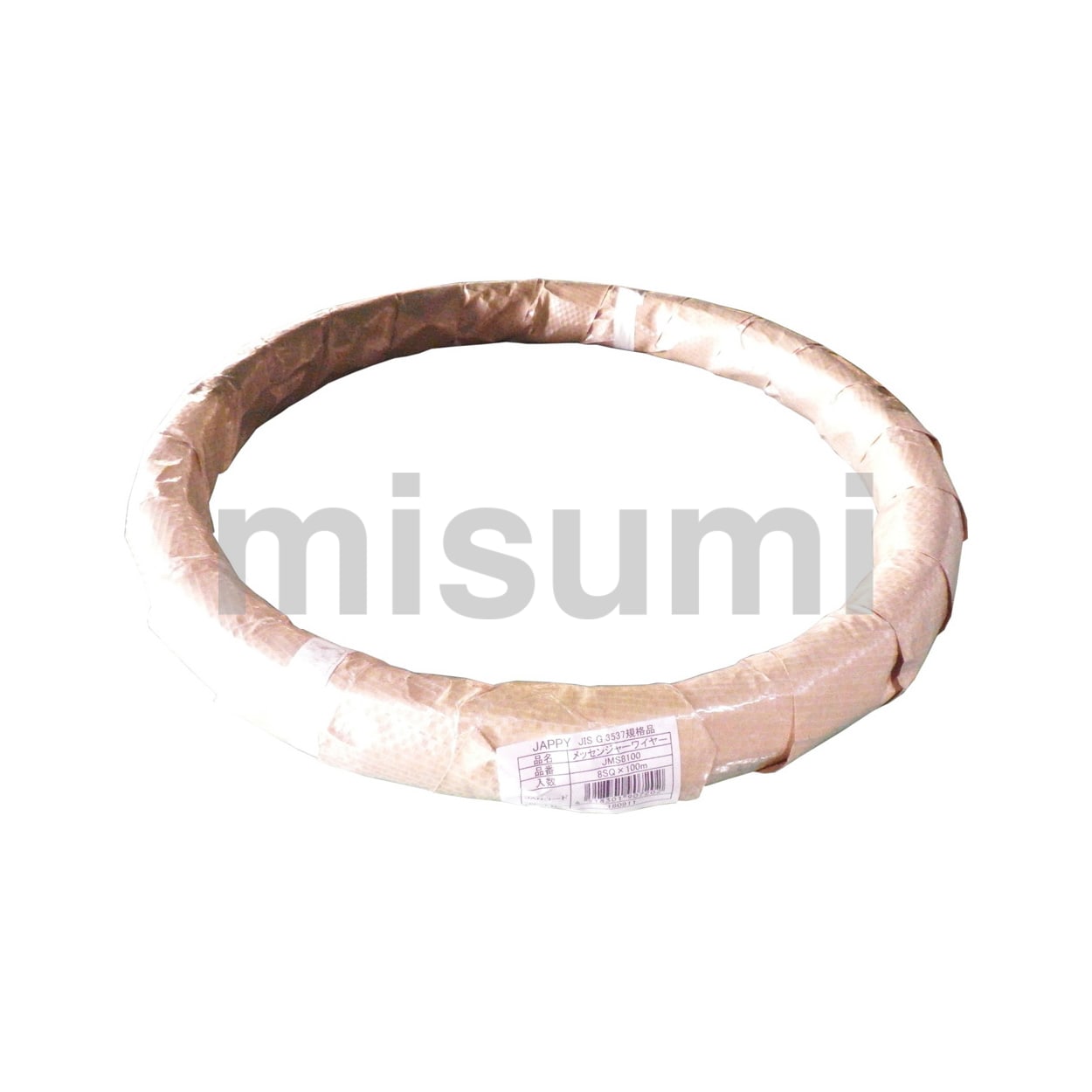 型番 メッセンジャーワイヤー（亜鉛めっき鋼より線） ＪＡＰＰＹ MISUMI(ミスミ)