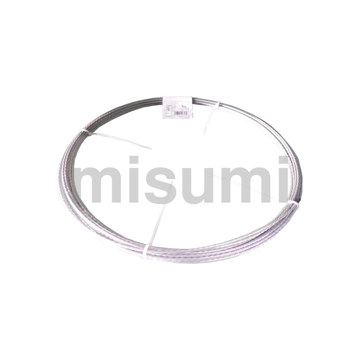 JMS 8100 メッセンジャーワイヤー（亜鉛めっき鋼より線） ＪＡＰＰＹ MISUMI(ミスミ)