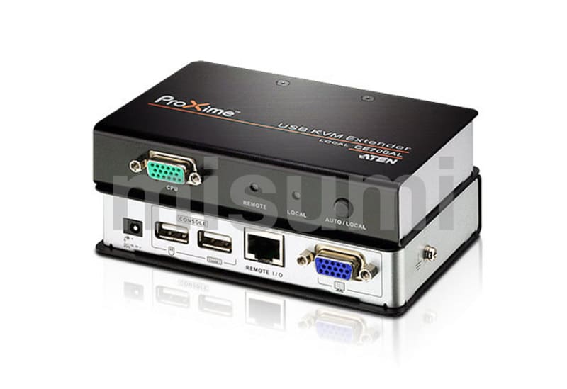 USB VGA カテゴリ5e KVMエクステンダー（1280×1024@150m