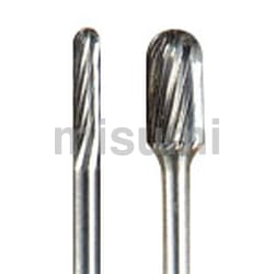 ナカニシ 超硬カッター（軸径6mm）球/円筒/円筒先丸/テーパー/逆