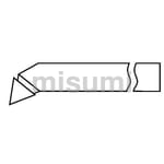 ロウ付けバイト・付刃バイト（超硬）の選定・通販 | MISUMI(ミスミ)