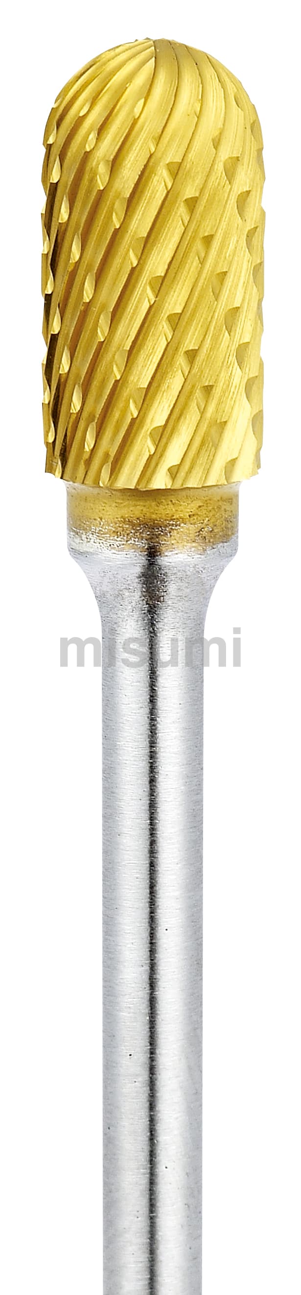 リアル ナカニシ:超硬カッター 砲弾（ダブルカット） 刃径5.0mm 刃長