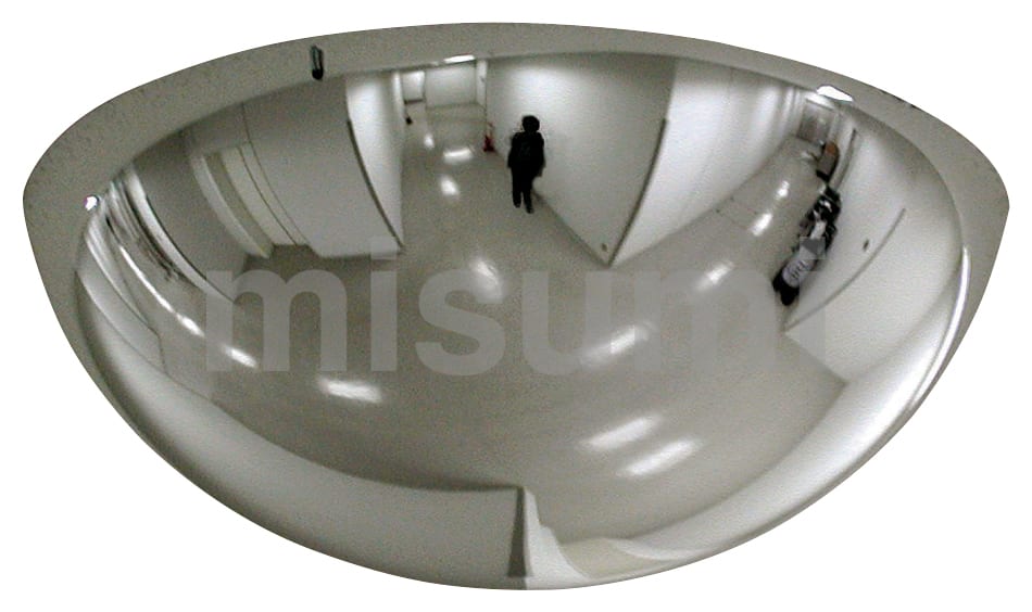 積水 ジスミラ-「標準型」 ステンレス製 φ６００ ２面鏡 支柱付き 積水樹脂 MISUMI(ミスミ)