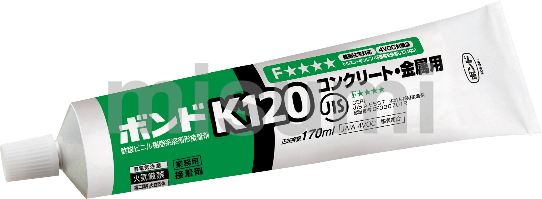 レビュー ボンド K120 コンクリート・金属用 コニシ MISUMI(ミスミ)