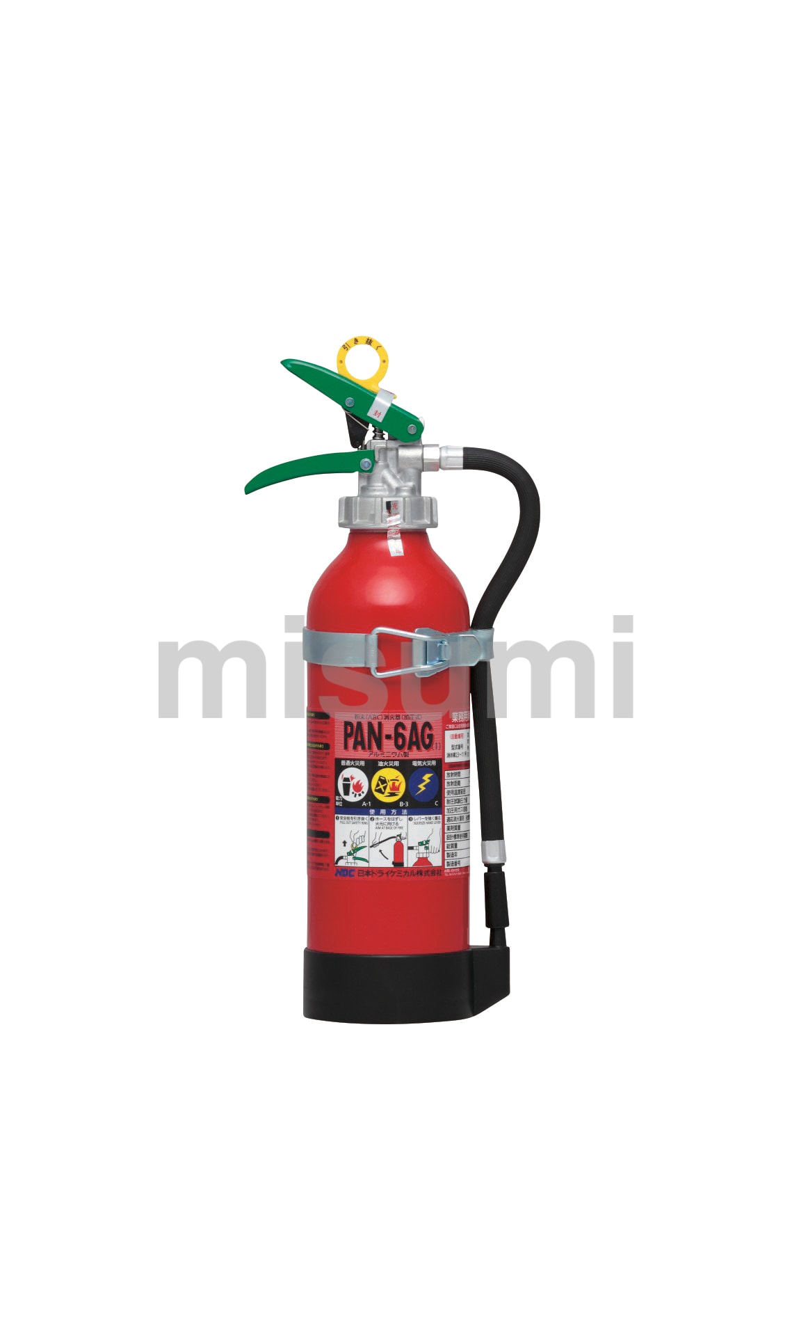 ヤマト ABC粉末消火器 6型 蓄圧式 (1本) 品番：YA-6NX - 消火器、消防用品