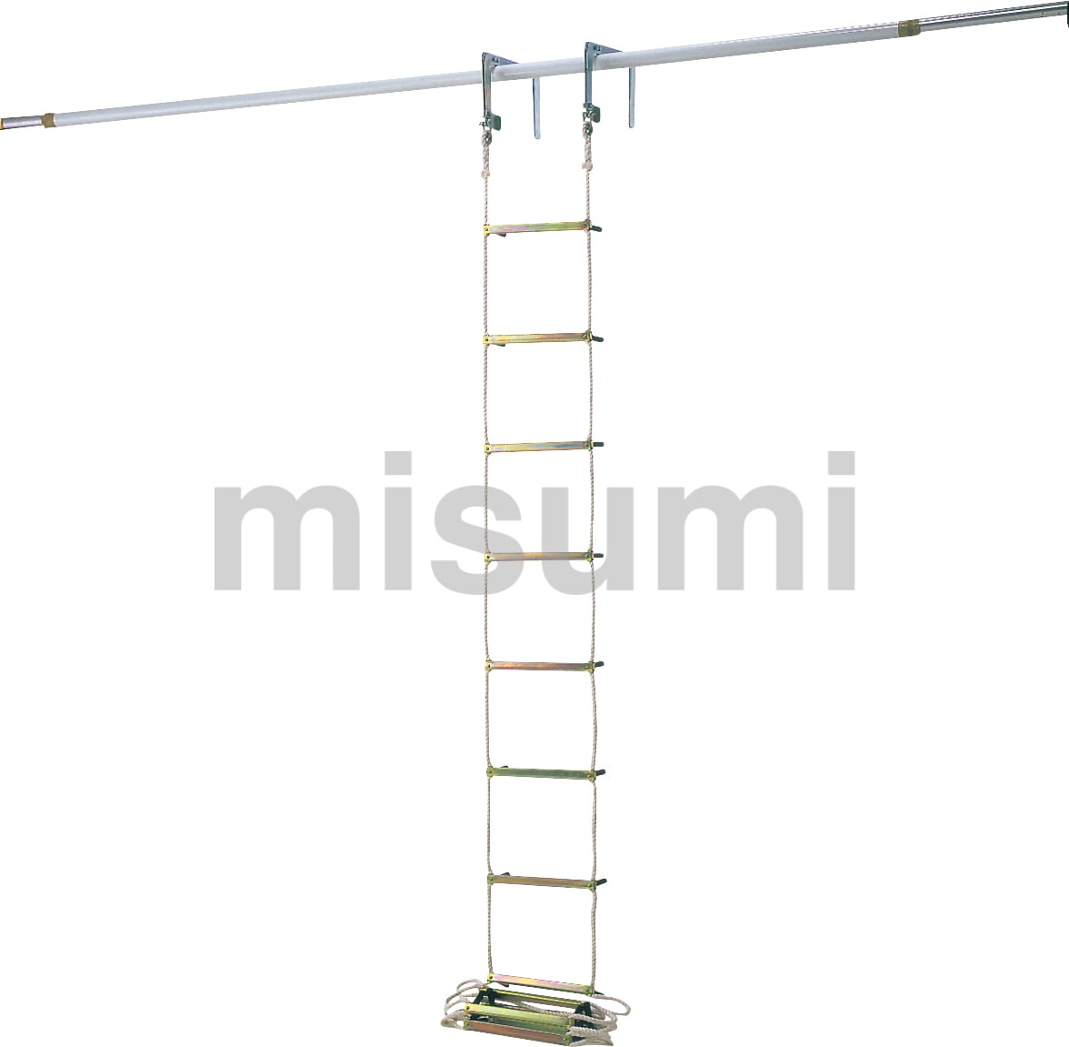 売れ済クリアランス ピカ 避難用ロープはしご EK型9m(品番:EK-9