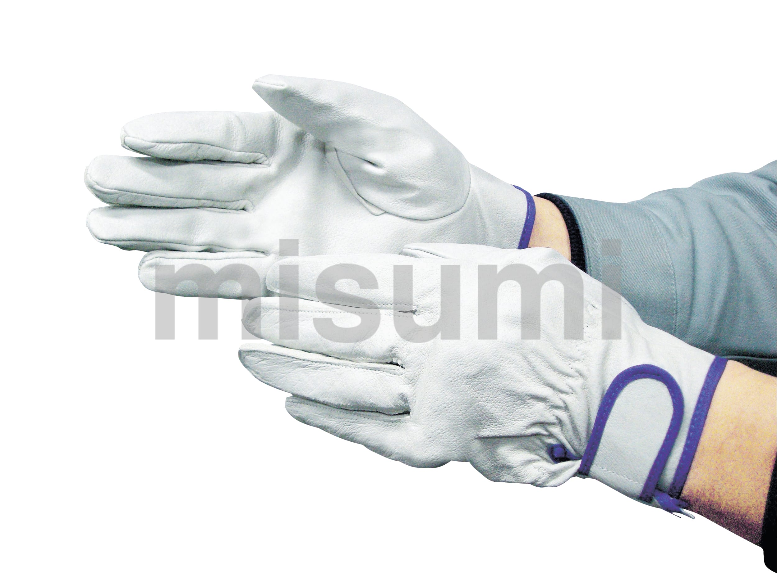 2-234 豚革手袋 甲メリMG付 2双組 富士グローブ MISUMI(ミスミ)