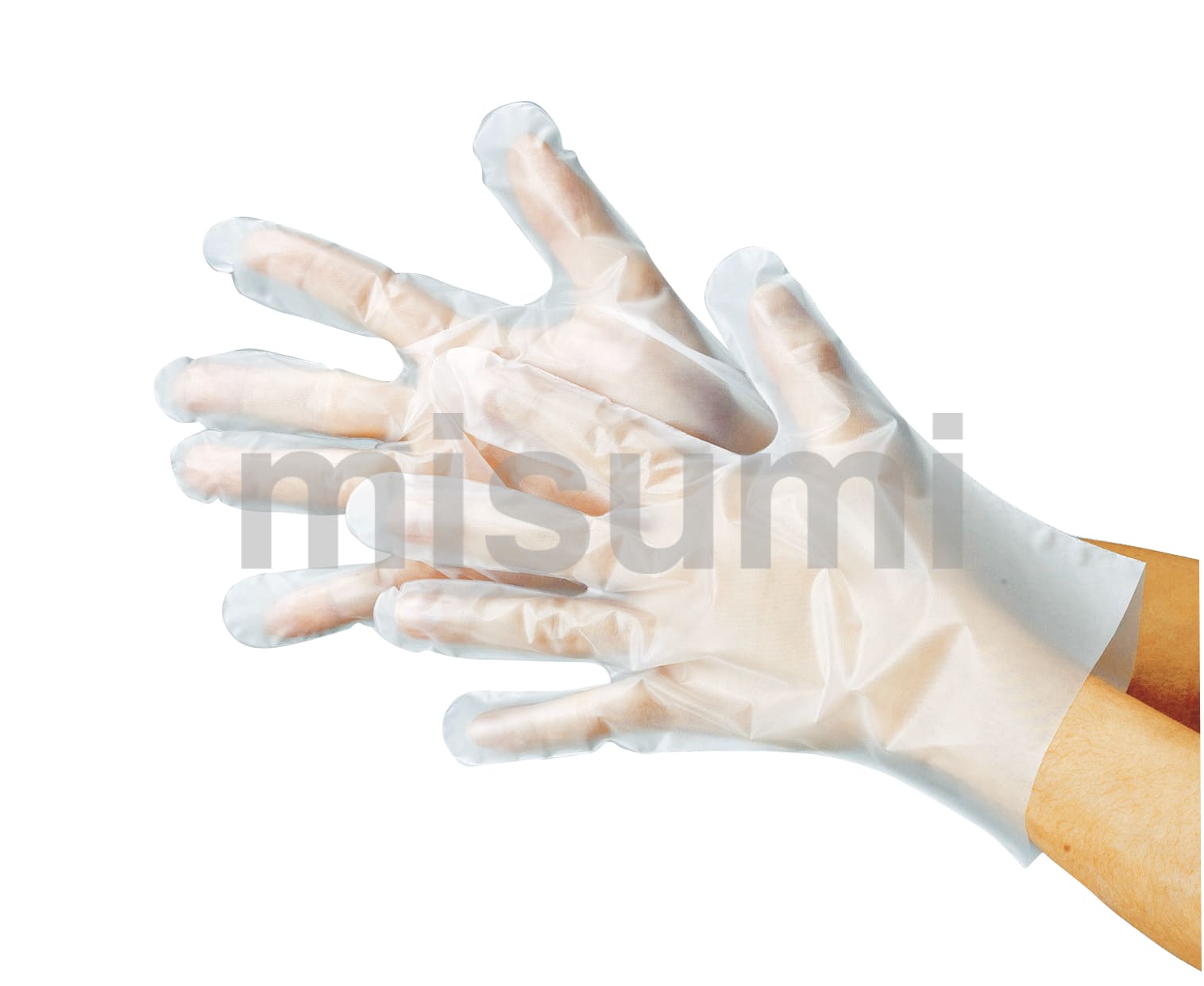使い捨てポリエチレン手袋 内エンボス（100枚入） 川西工業 MISUMI(ミスミ)