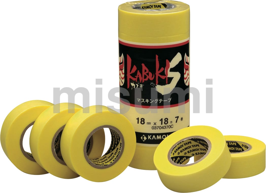 マスキングテープカブキ-S （車輌塗装用） カモ井加工紙 MISUMI(ミスミ)
