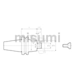 フェイスミルアーバA型 BBT40・BT40 | 大昭和精機 | MISUMI(ミスミ)