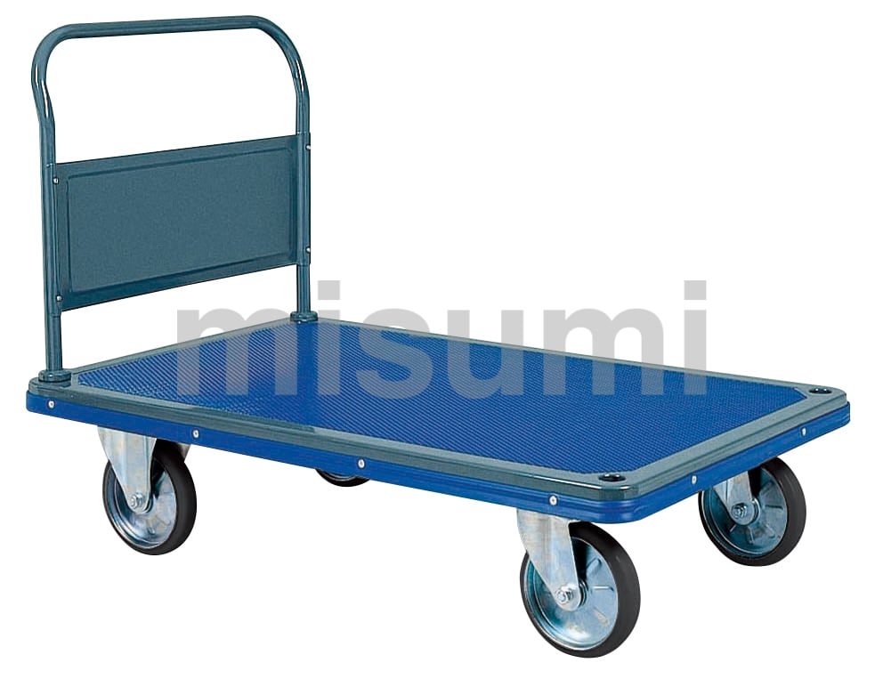 プレス製運搬車 固定ハンドルタイプ 均等荷重 150～500kg 石川製作所 MISUMI(ミスミ)