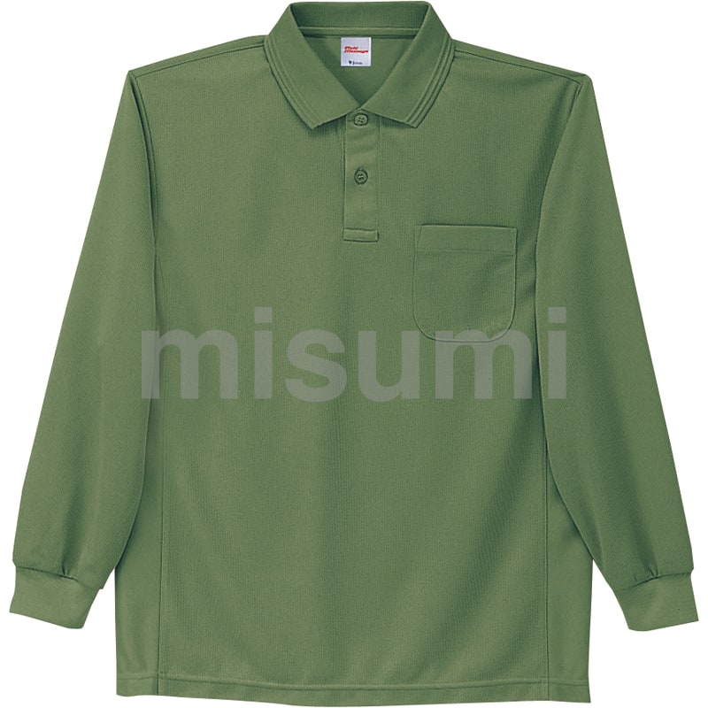 47654-045-LL | 47654 吸汗速乾長袖ポロシャツ | 自重堂 | MISUMI(ミスミ)
