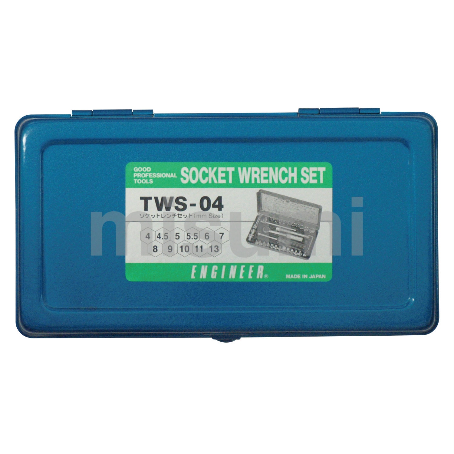 ソケットレンチセット TWS-04 | エンジニア | MISUMI(ミスミ)
