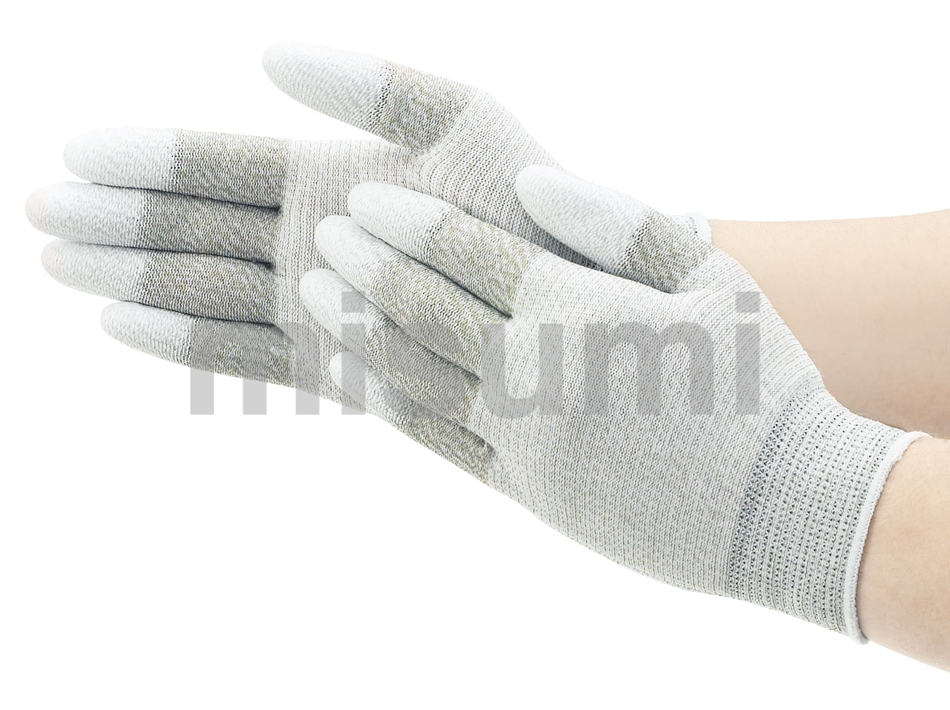 (まとめ) ショーワグローブ 指先コート制電ライントップ手袋 Mサイズ A0161-M 1双 
