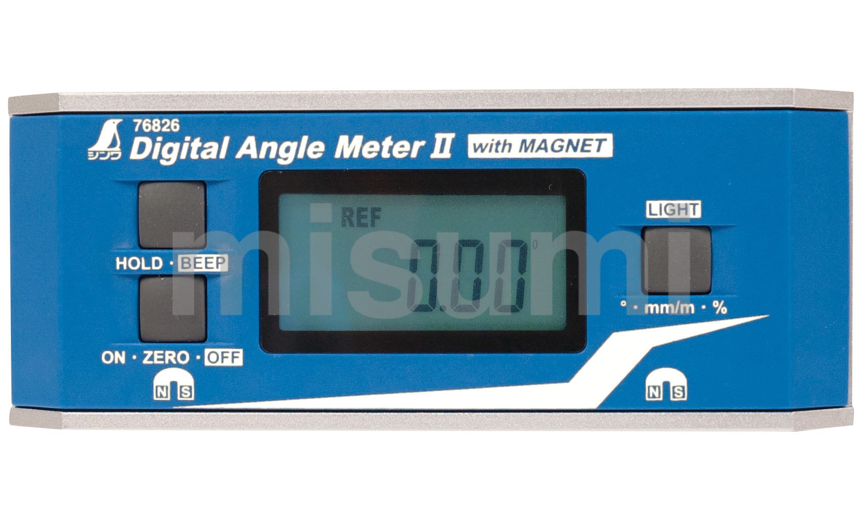 76825 デジタルアングルメーターII防塵防水 シンワ測定 MISUMI(ミスミ)