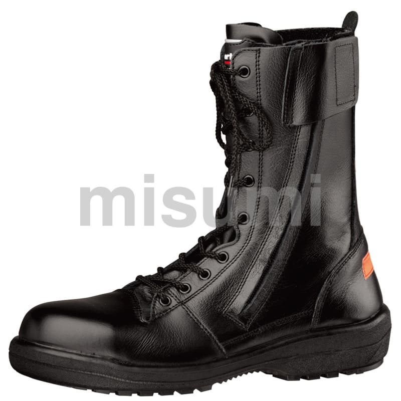 ミドリ安全 安全靴 JIS規格 マジックタイプ 長編上靴 ラバーテック RT735 ブラック 26.5 cm 3E - 2
