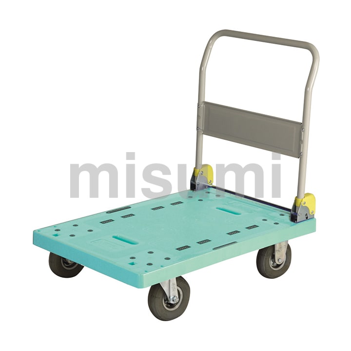 空気タイヤ付き台車（樹脂製・スチール製） 金沢車輛 MISUMI(ミスミ)