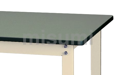 ワークテーブル300シリーズ（固定式 H740mm）脚部材質スチール | 山金