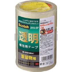 スリーエム OPP包装用粘着テープ 100m/1500m 3645 | スリーエム