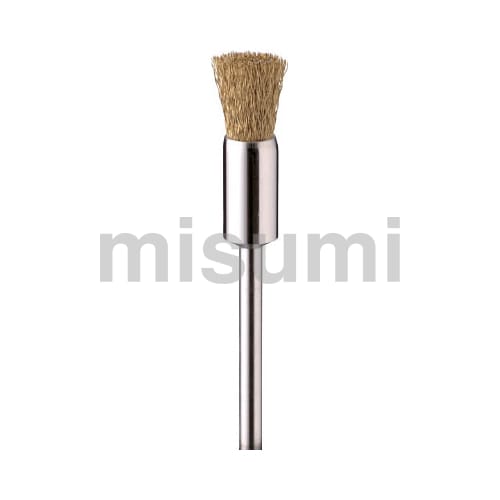 金属ブラシ（エンド型） 軸径3MM
