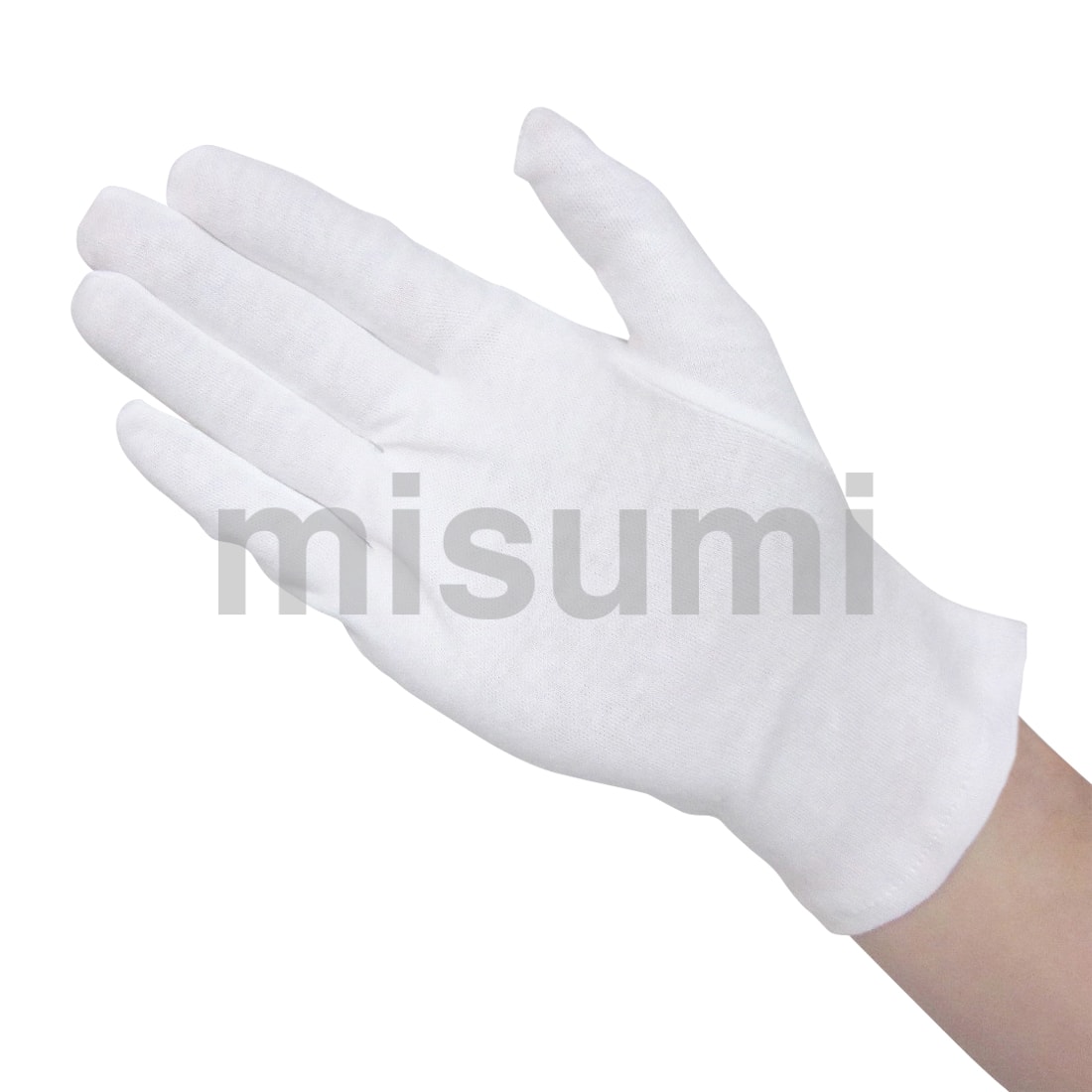9102 純綿スムス手袋 マチなし カジメイク MISUMI(ミスミ)