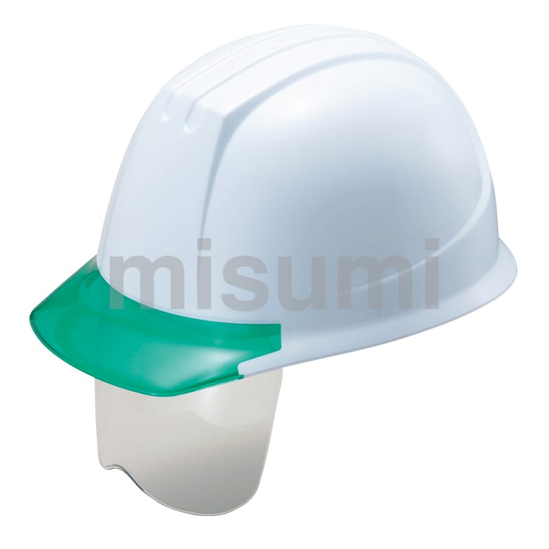 PC樹脂製ヘルメット エアライト（透明バイザー・シールド面付） 谷沢製作所 MISUMI(ミスミ)
