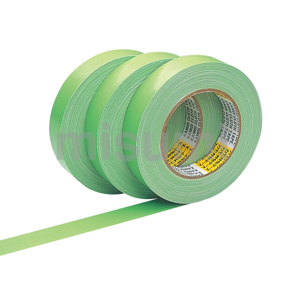 梱包用具 梱包用布テープ 古藤工業 Monf No.8015 カラー布粘着テープ 緑 厚0 - 5