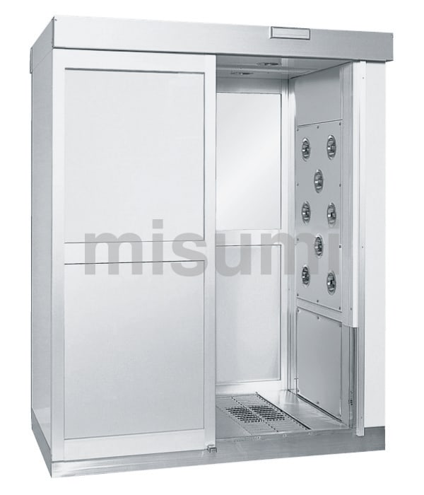 GS 自動靴底洗浄機付エアーシャワー 自動ドアタイプ ＧＳ（ジーエス環境システム） MISUMI(ミスミ)