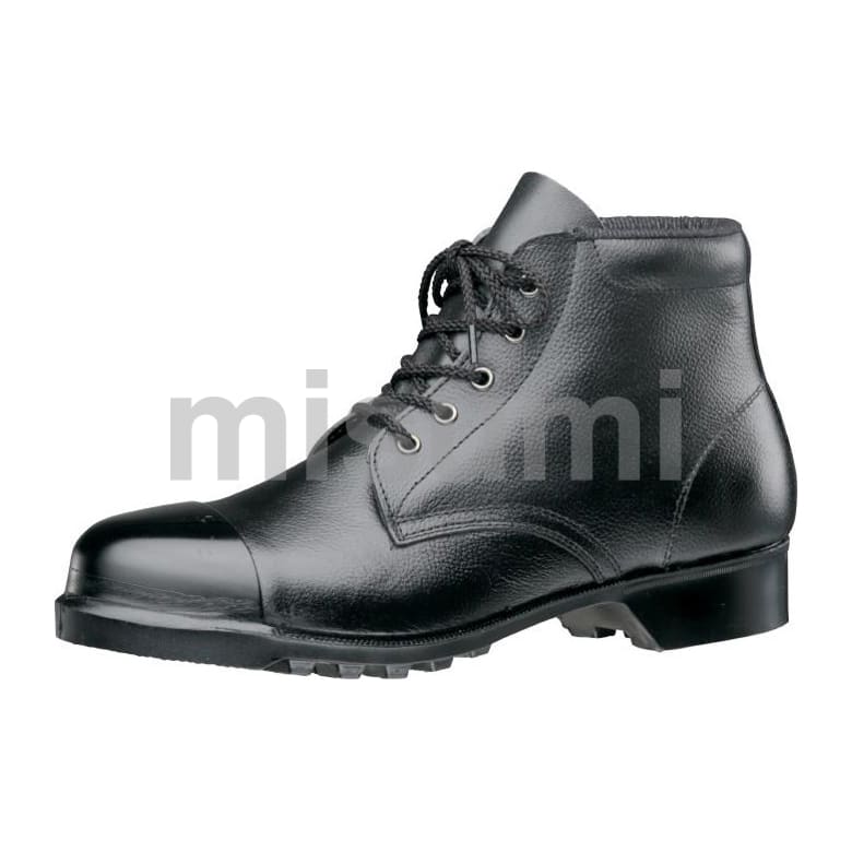 ミドリ安全 安全靴 JIS規格 中編上靴 プレミアムコンフォート PRM220 ブラック 27 cm 3E - 4