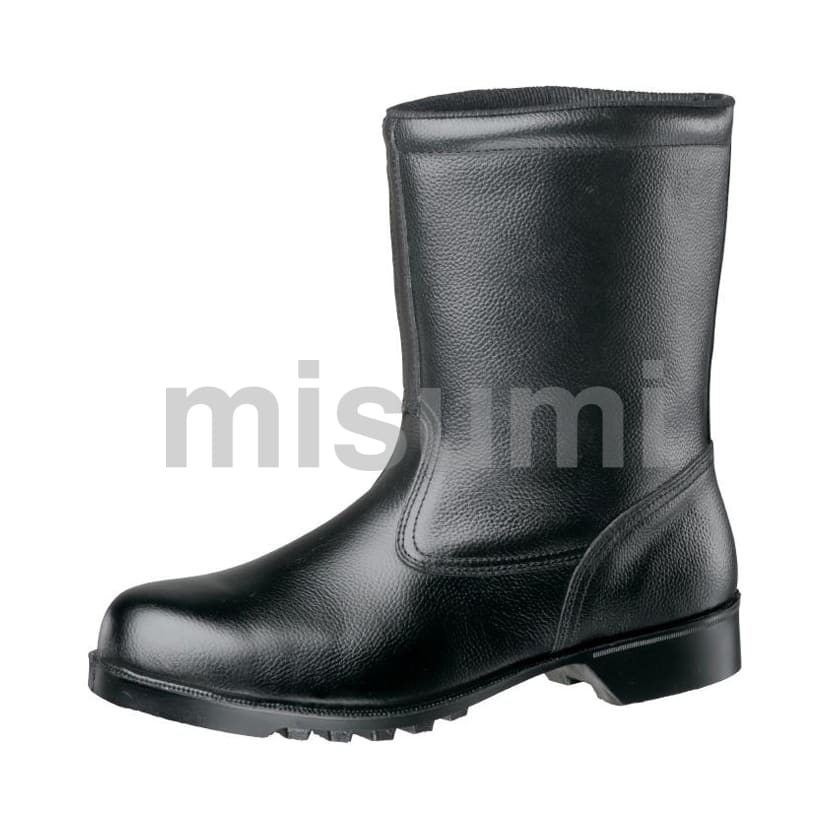 ミドリ安全 静電安全靴 JIS規格 半長靴 プレミアムコンフォート PRM240 静電 メンズ ブラック 25.5 cm 3E - 1