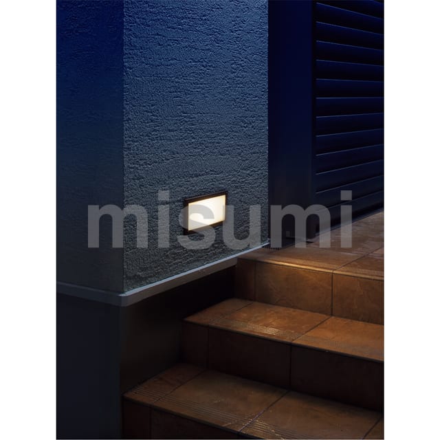 住宅用 LED一体形屋外ブラケット 足元灯―半埋込形 東芝ライテック MISUMI(ミスミ)