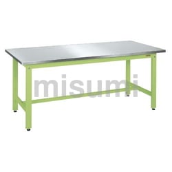 軽量作業台KSタイプ（ステンレスカブセ天板仕様） | サカエ | MISUMI