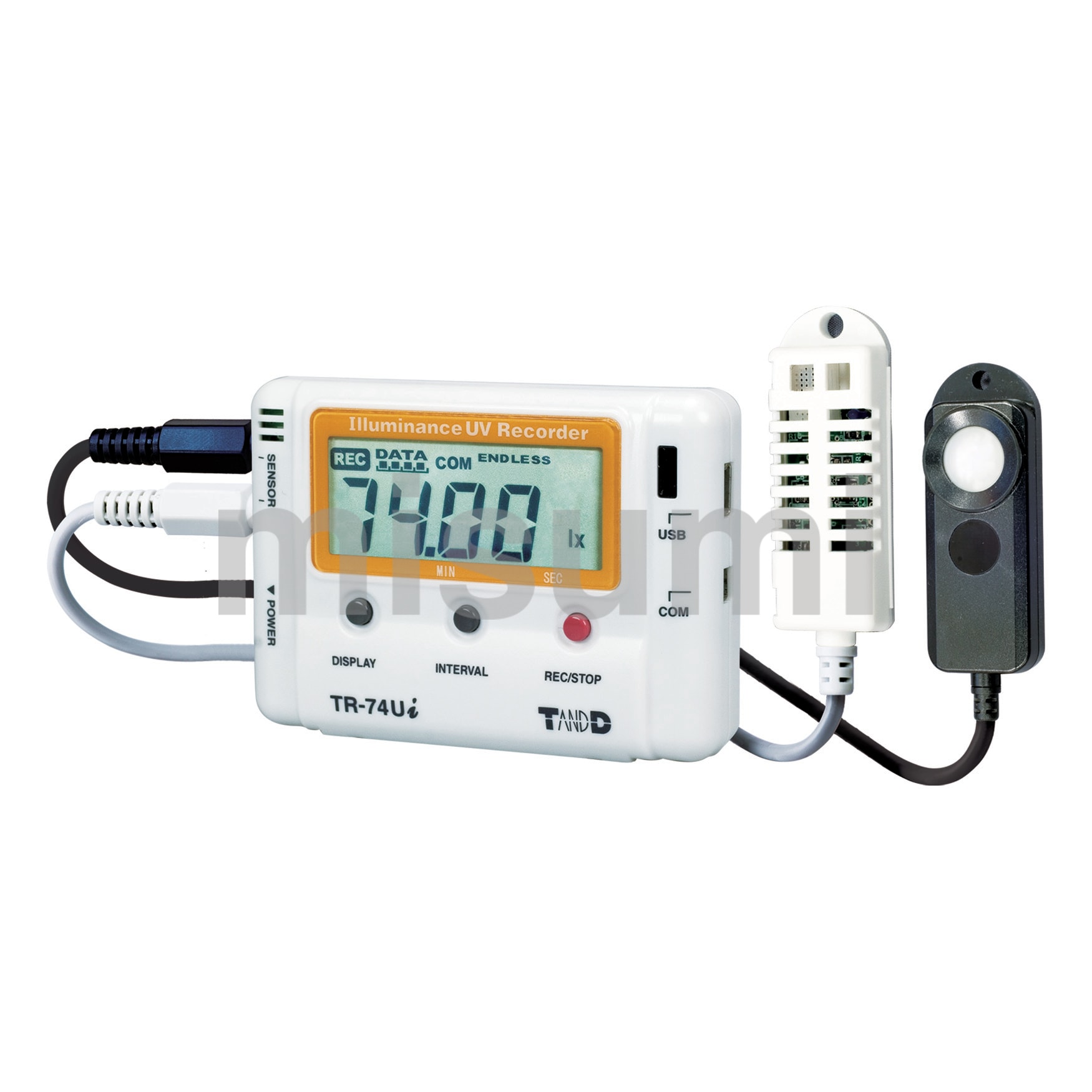 照度/紫外線/温度/湿度データロガー TD MISUMI(ミスミ)