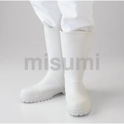ゴールドウイン 静電安全靴セミロングブーツ ホワイト 26.5cm (1足
