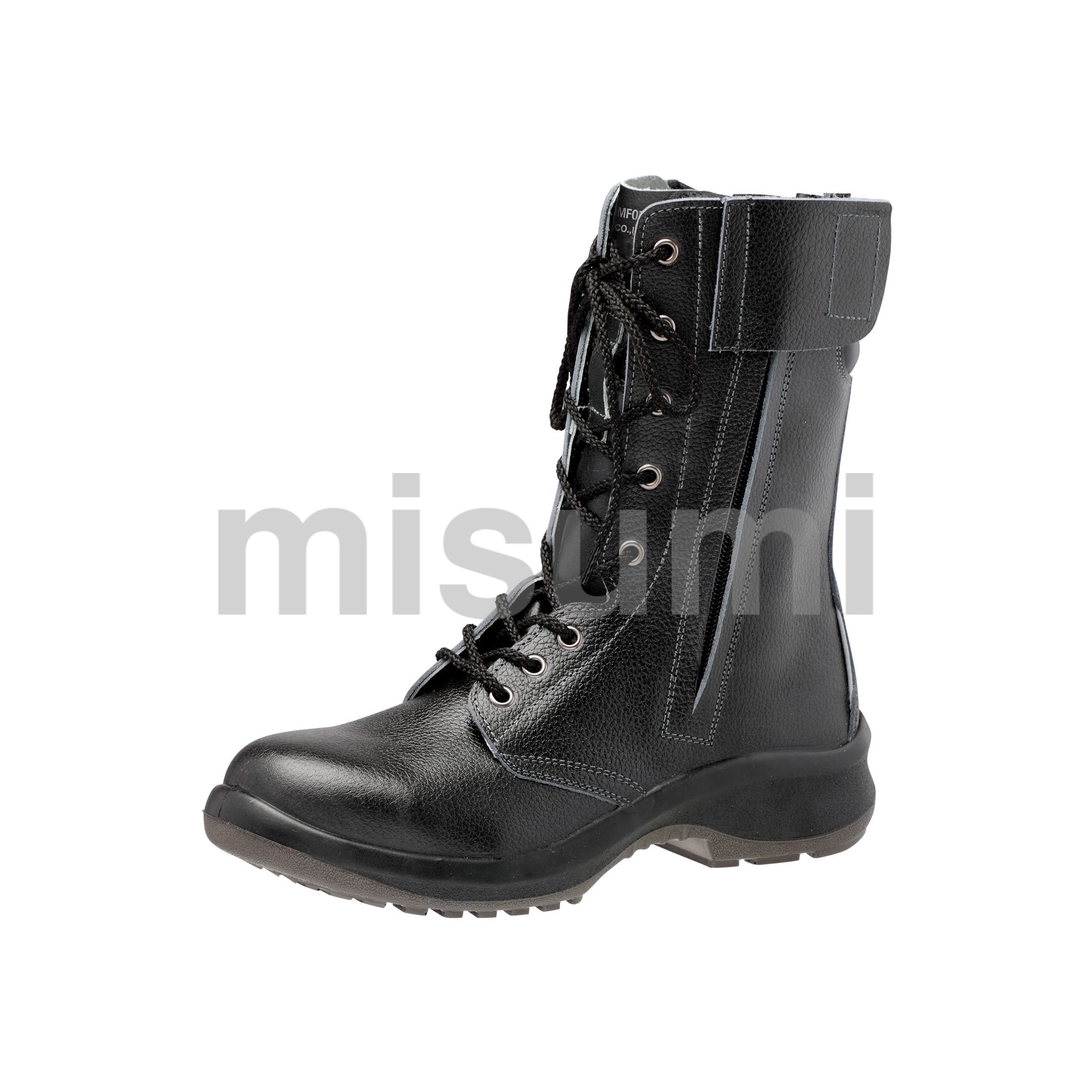 ミドリ安全 安全靴 JIS規格 マジックタイプ 長編上靴 プレミアムコンフォート PRM235 マジック ブラック 24.5 cm 3E - 1