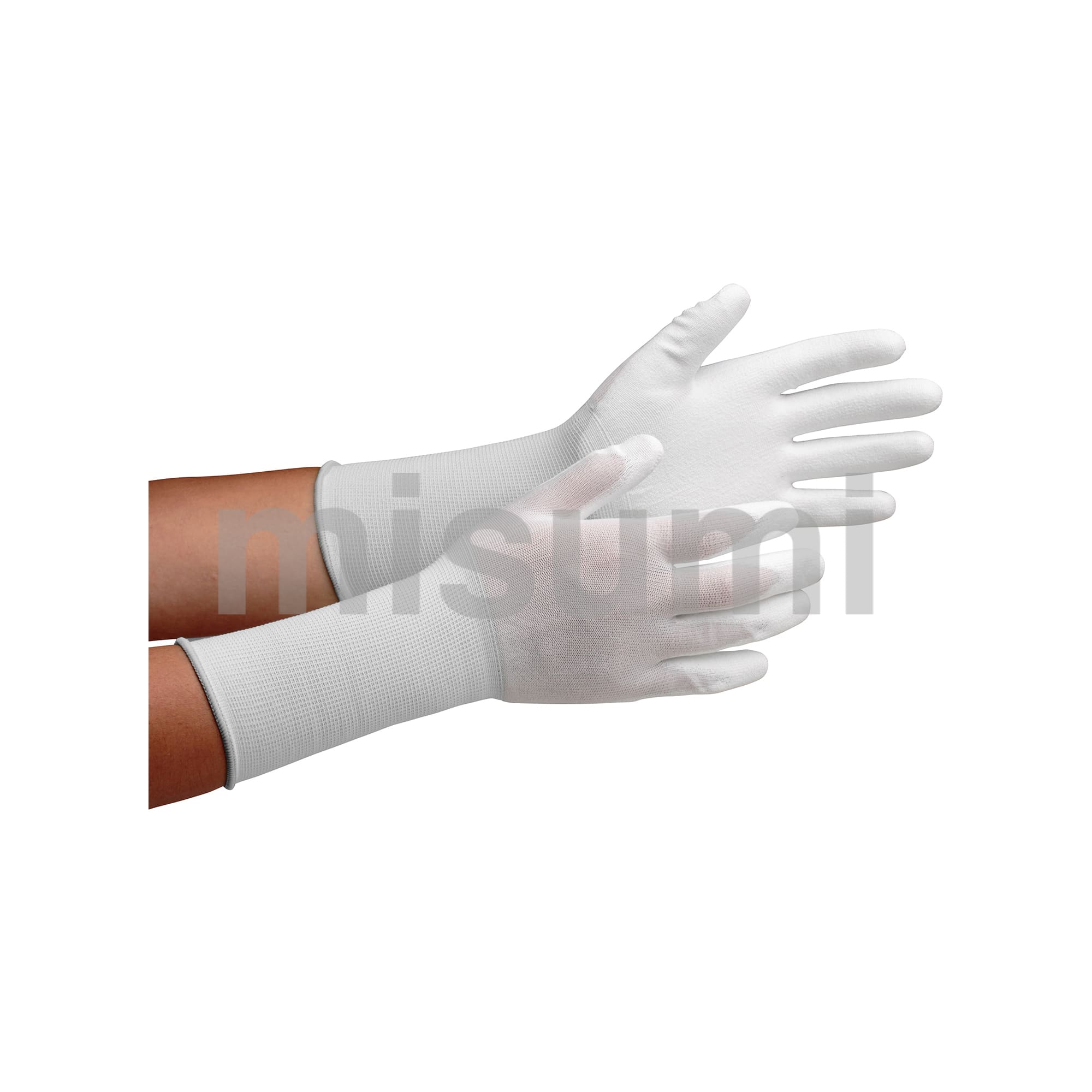 ミドリ安全 作業手袋 低発塵 MCG500Nロング 手のひらコーティング ミドリ安全 MISUMI(ミスミ)