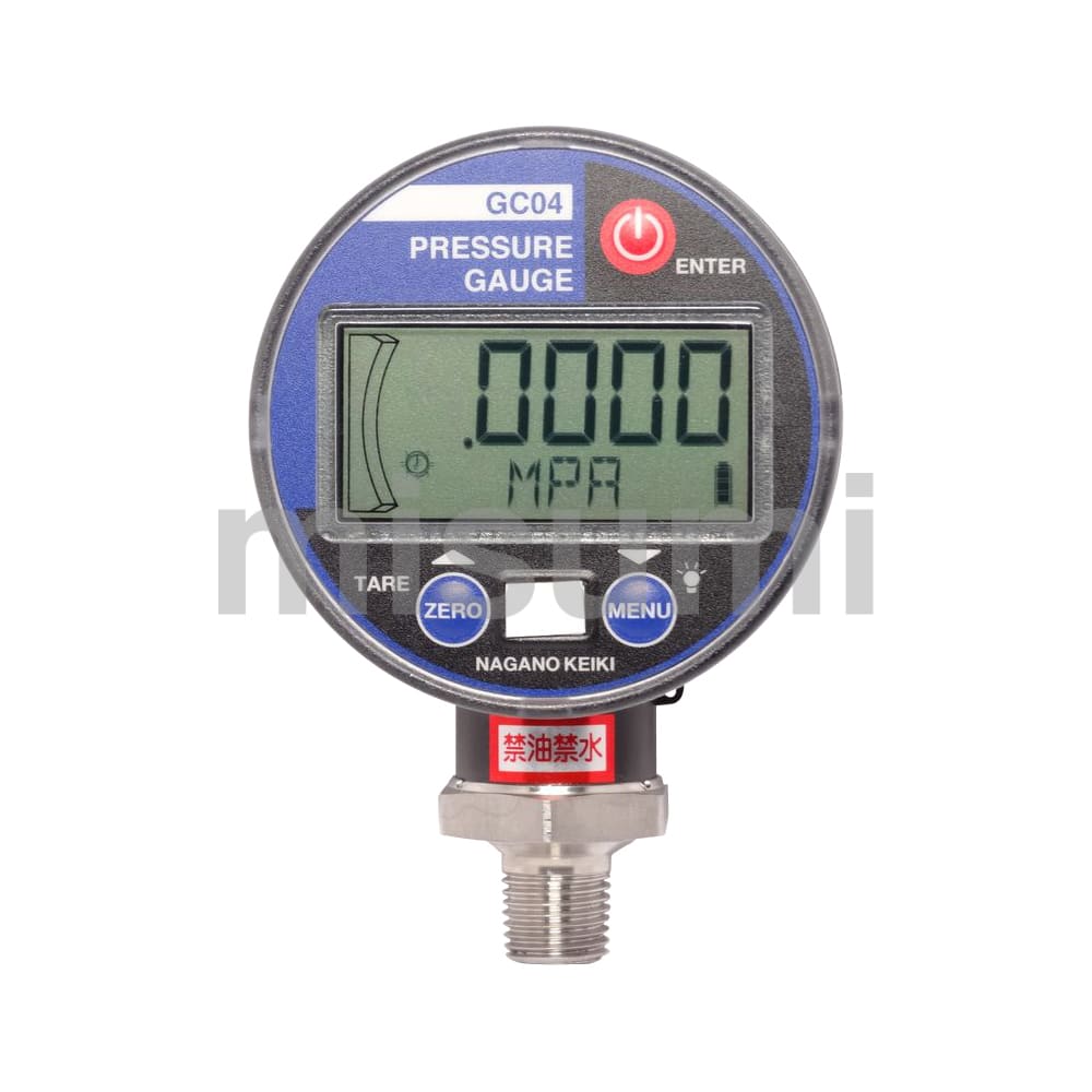 密閉形圧力計（A枠立型・φ100） | 長野計器 | MISUMI(ミスミ)