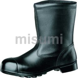 ミドリ安全 重作業用ゴム底安全靴 半長靴 W540NCAP 25.0cm | ミドリ