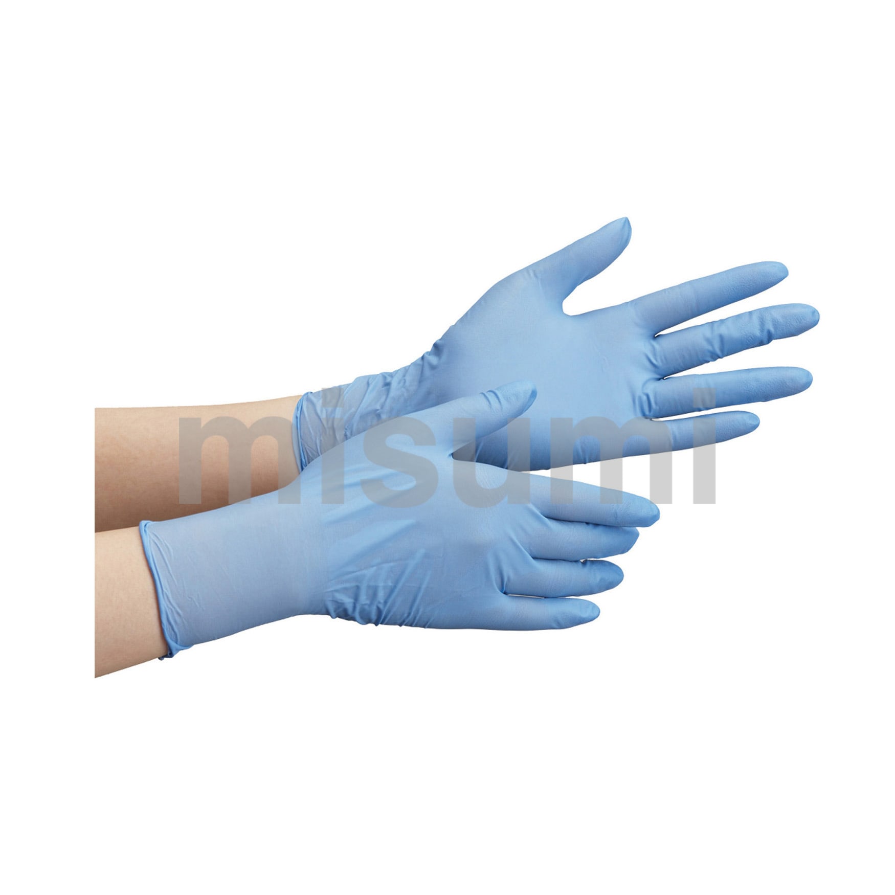 ミドリ安全 ニトリルゴム製手袋 VERTE-792 ブルー 100枚入り ミドリ安全 MISUMI(ミスミ)