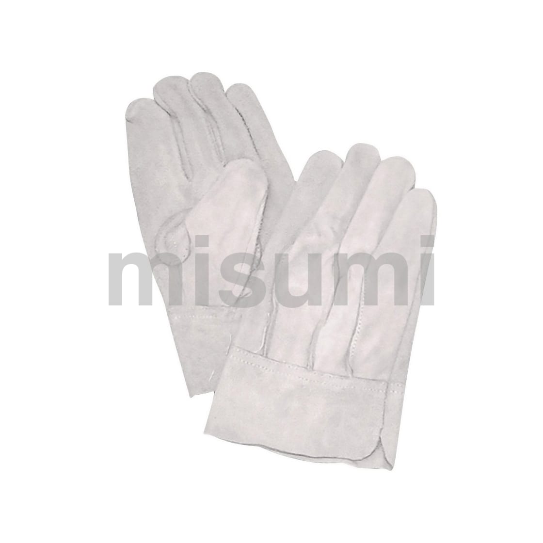 ミドリ安全 革手袋 牛床革 外縫い MT-152D-W ミドリ安全 MISUMI(ミスミ)